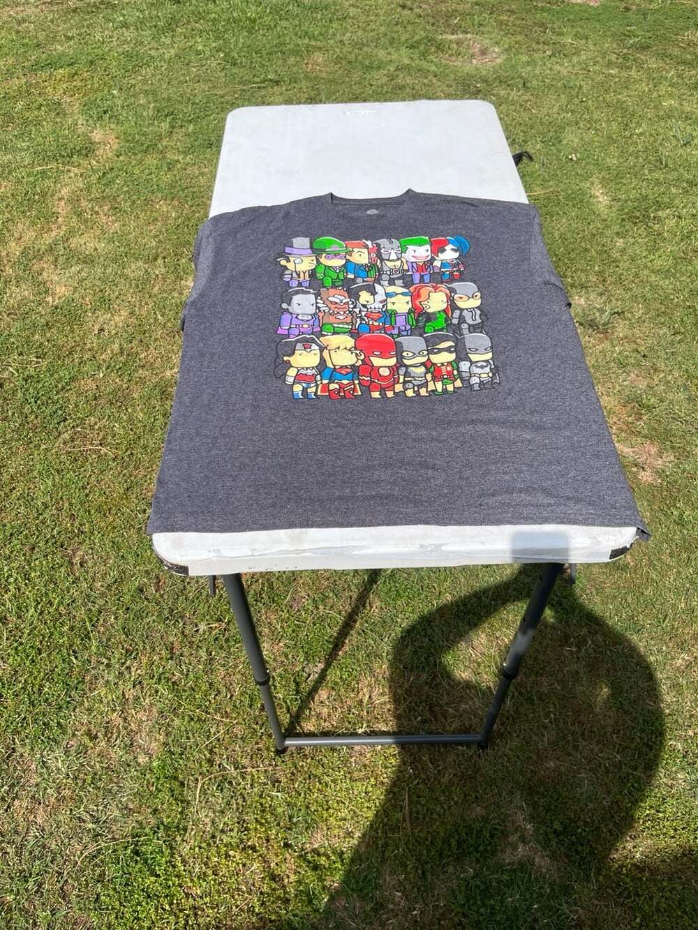 DC Comics Scribblenauts Unmasked Graphic T-Shirt Size XXL